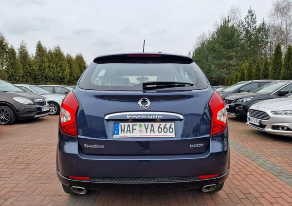 SsangYong Korando cena 31900 przebieg: 145000, rok produkcji 2013 z Kosów Lacki małe 497